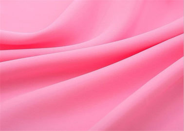 ผิวผ้าบาง Pongee โพลีเอสเตอร์สีชมพู - ลักษณะสง่างามที่เป็นมิตร ผู้ผลิต